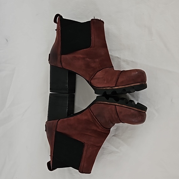 SOREL Addington Slip-on Waterproof Leather Elastic Gores Chelsea Boot Size 7 - Picture 11 of 16